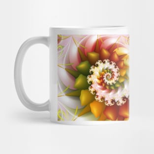 Colourful Spinning Floral Abstract Mug